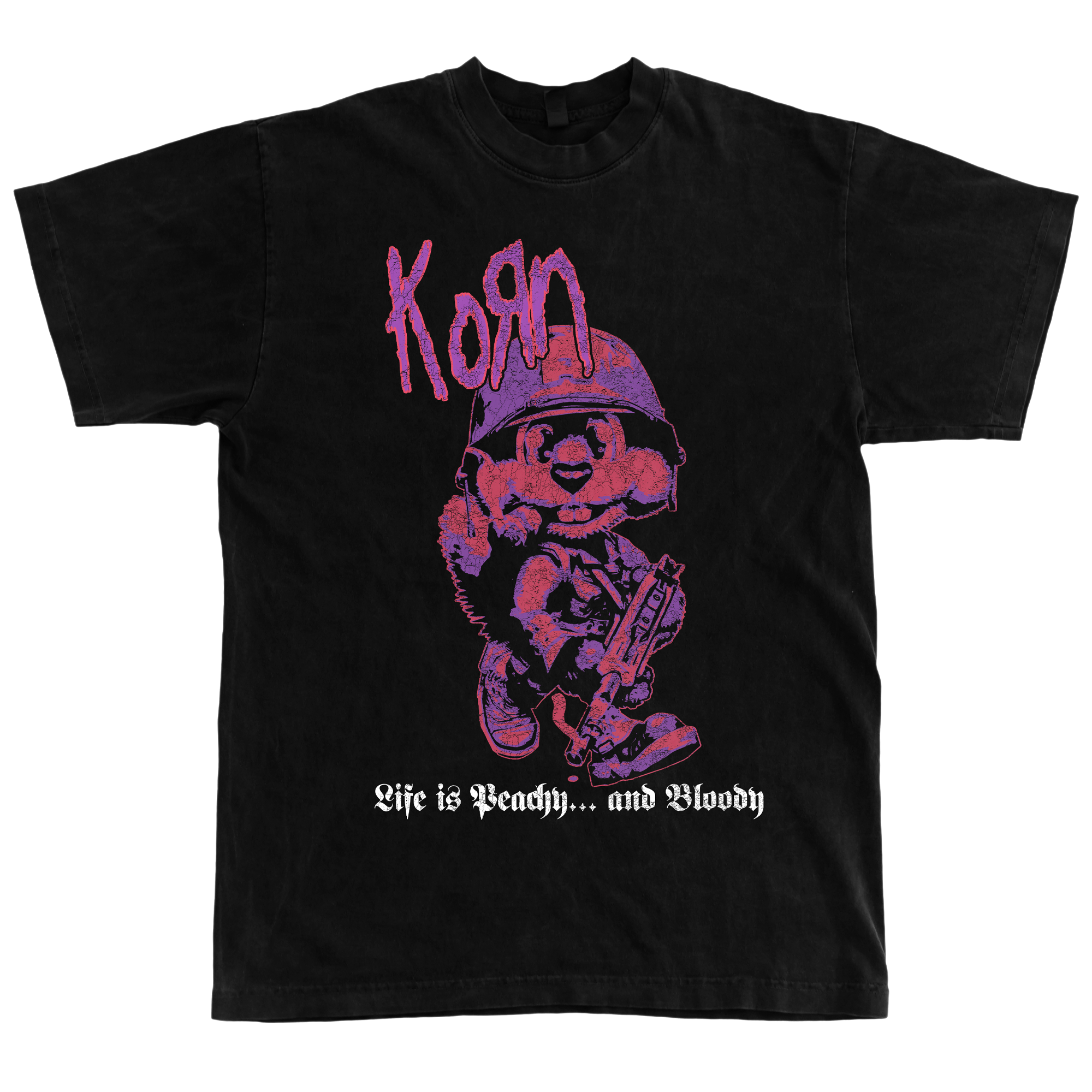 Conker Bad Fur Day x Korn | Polera Manga Corta